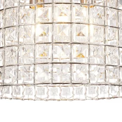 (OpenBox) French Antique Brass Crystal Cage Chandelier
