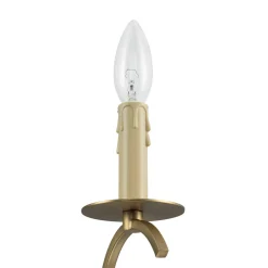 (OpenBox) French Farmhouse 5-Light Brass Candle Style Chandelier
