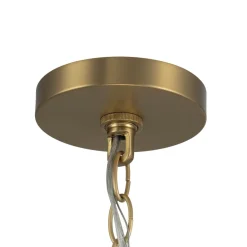 (OpenBox) French Farmhouse 5-Light Brass Candle Style Chandelier