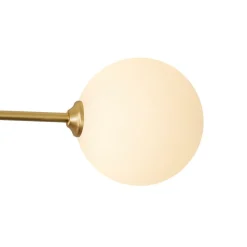 (OpenBox) Frosted Bubble Linear Sputnik Semi Flush Mount