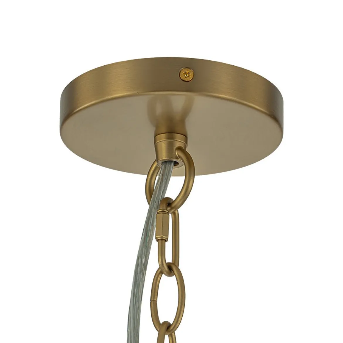 (OpenBox) Glam Brass Cluster Ribbed Glass Globe Bubble Chandelier