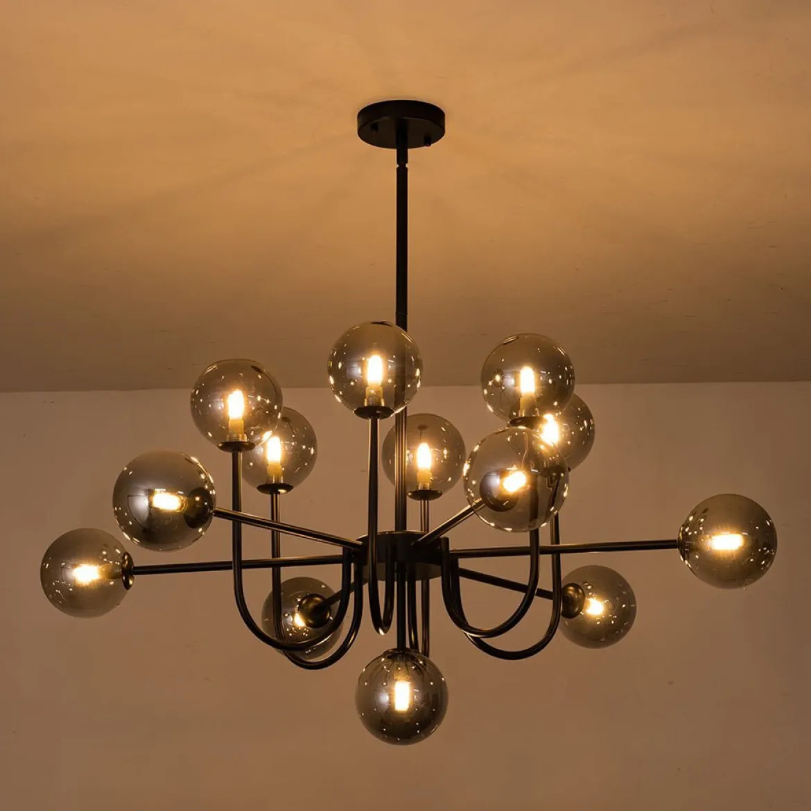 (OpenBox) Glam 13-Light Sputnik Glass Globe Bubble Chandelier
