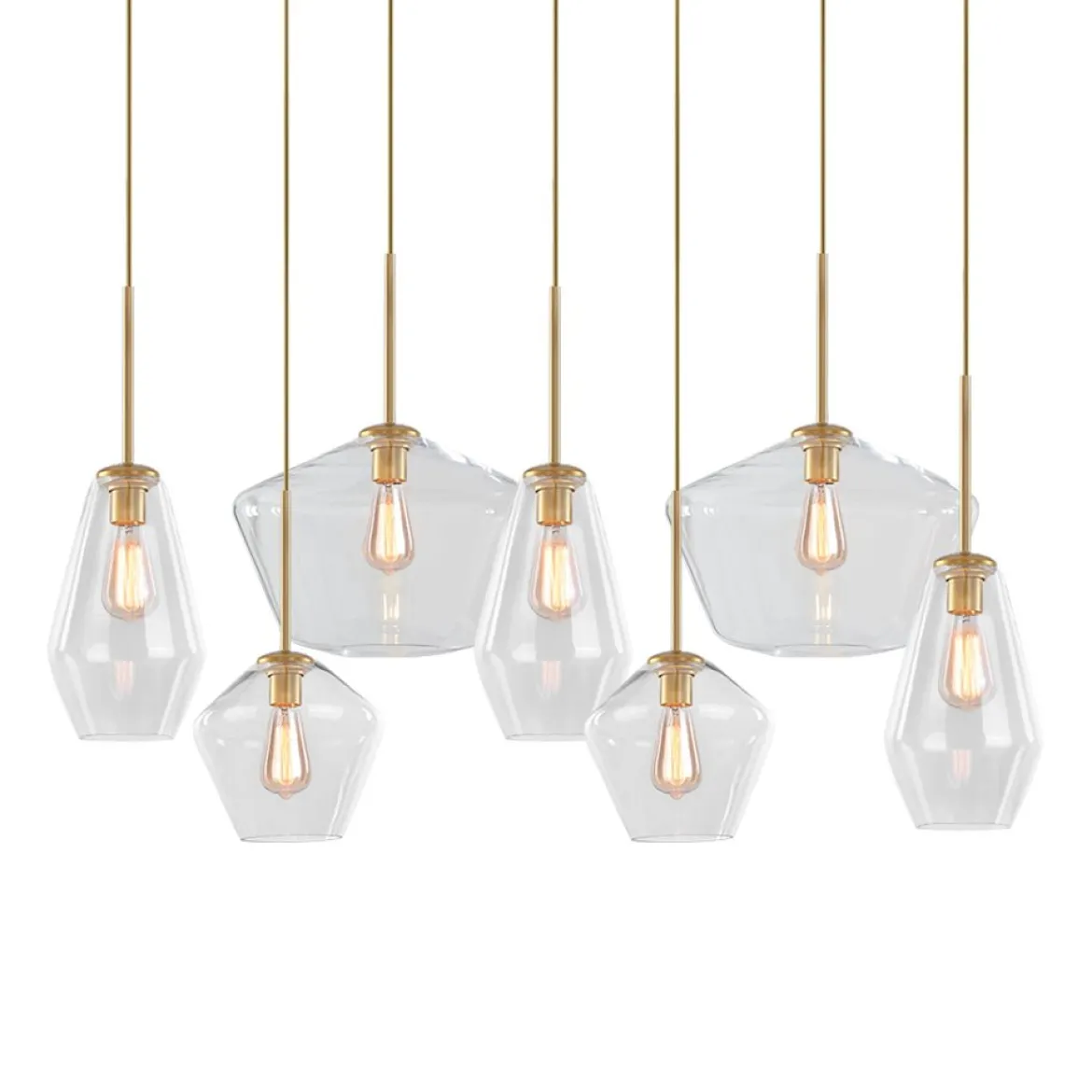 (OpenBox) 7-light Cluster Kitchen Island Pendant Lighting