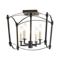 (OpenBox) 4-light French Antique Candle Style Lantern Semi Flush
