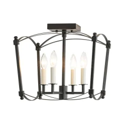 (OpenBox) 4-light French Antique Candle Style Lantern Semi Flush