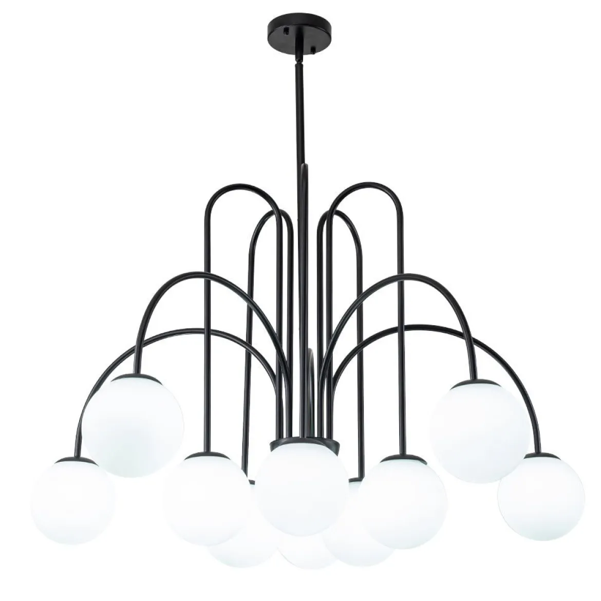 (OpenBox) 10-Light Frosted Glass Globe Bubble Chandelier