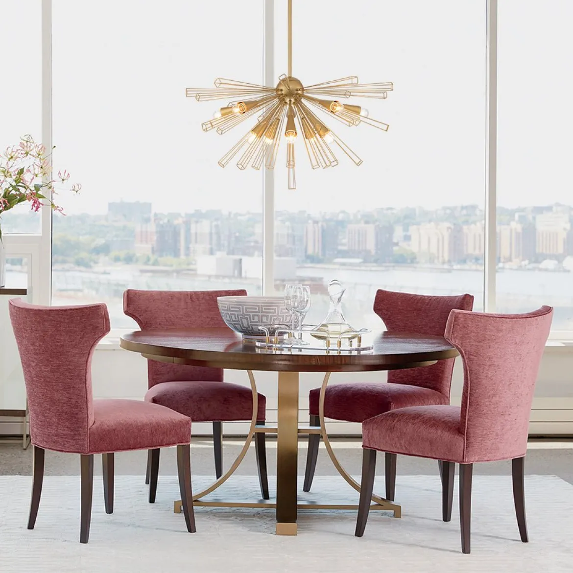 (OpenBox) 10-Light Geometric Sputnik Sunburst Chandelier