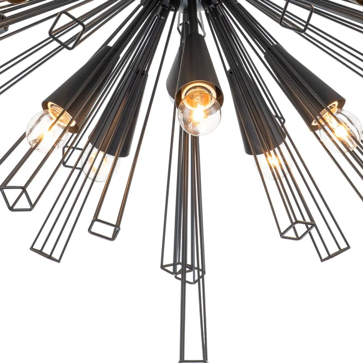 (OpenBox) 10-Light Geometric Sputnik Sunburst Chandelier