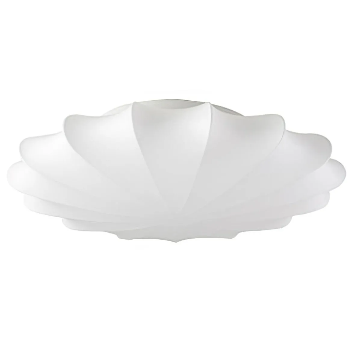 (OpenBox) Mid-Century Modern White Flush Mount Light