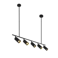 (OpenBox) Modern 5-Light Linear Semi Flush Track Light
