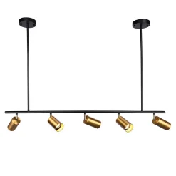 (OpenBox) Modern 5-Light Linear Semi Flush Track Light