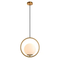 (OpenBox) Modern 1-ring Globe Pendant Light