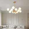 (OpenBox) Opal Glass Globe Sputnik Chandelier