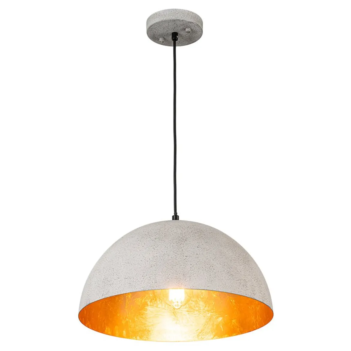(OpenBox) Oversized Metal Dome Pendant Light
