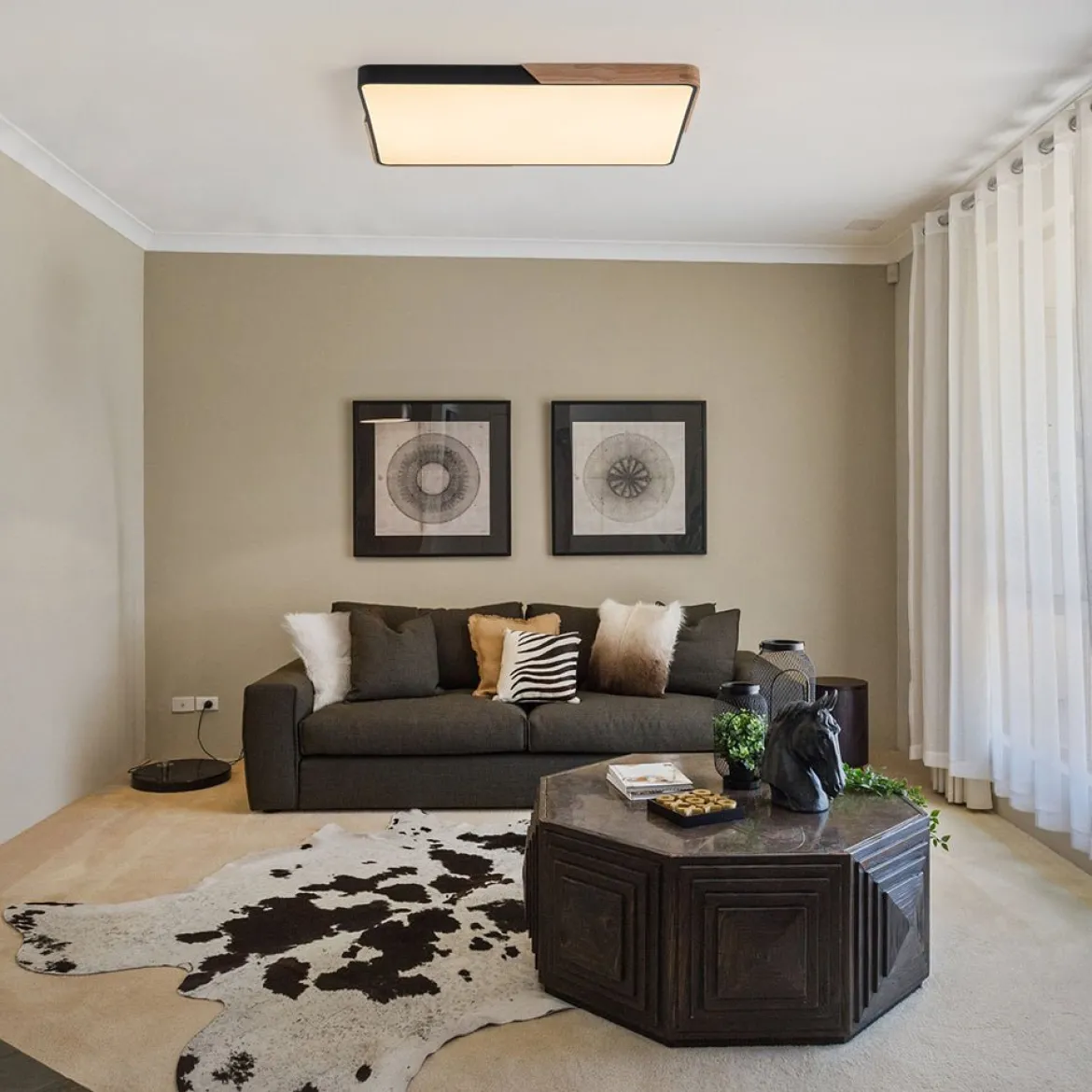 (OpenBox) Rectangle LED Flush Mount Light