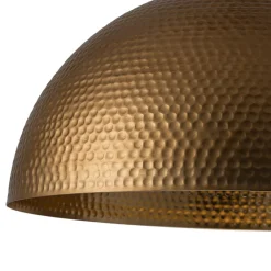 (OpenBox) Vintage Luxe Oversized Hammered Dome Pendant