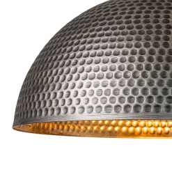 (OpenBox) Vintage Luxe Oversized Hammered Dome Pendant