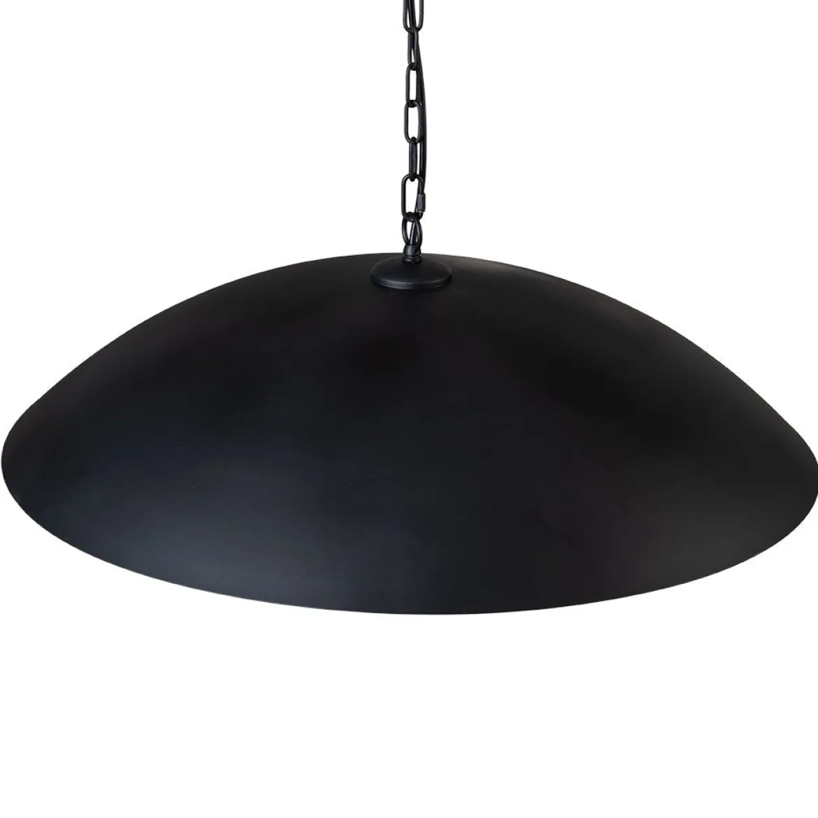 (OpenBox) Vintage Oversized Flat Dome Metal Pendant Light