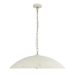 (OpenBox) Vintage Oversized Flat Dome Metal Pendant Light