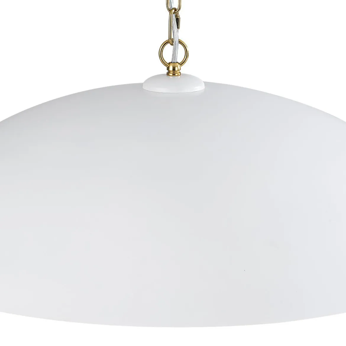 (OpenBox) Vintage Oversized Flat Dome Metal Pendant Light