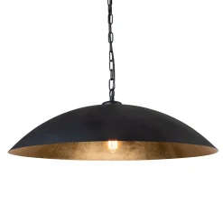 (OpenBox) Vintage Oversized Flat Dome Metal Pendant Light
