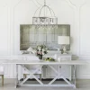 Shabby Chic Crystal Raindrop Chandelier
