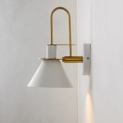 Single Cone Mid-century Wall Light Wall Sconce