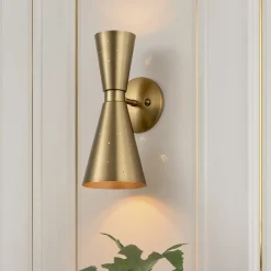 Starry 2-Light Hourglass Wall Sconce