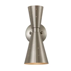 Starry 2-Light Hourglass Wall Sconce