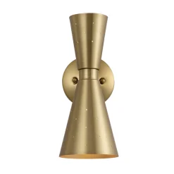 Starry 2-Light Hourglass Wall Sconce