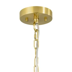 Vintage Oversized Flat Dome Metal Pendant Light
