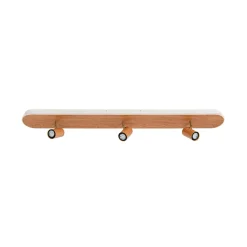 Wood Oval LED Adjustable Spotlight Ceiling Track Light