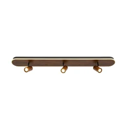 Wood Oval LED Adjustable Spotlight Ceiling Track Light