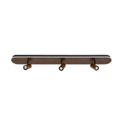 Wood Oval LED Adjustable Spotlight Ceiling Track Light